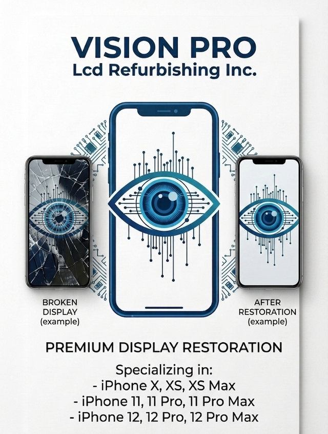iPhone screen/ LCD / Display X-12 Pro max in Cell Phone Accessories in Mississauga / Peel Region - Image 2