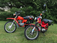2 Original, Collector-Grade Vintage Honda Motorcyles