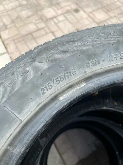 3/4 tires are good other one has balding as shown in picture, $40 obo
