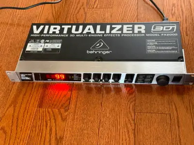 Effects that pop out in 3D stereo. Beats the heck out of a mono pedal board for the cost of a single...