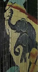 == Bamboo Door Curtain - Bamboo Curtain Divider - Dragon63251762132865124