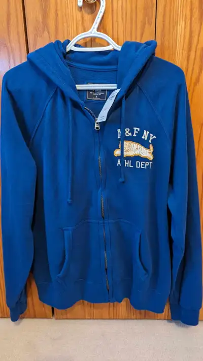 Abercrombie and fitch zip up hoodie.  Brand new with tags, View more