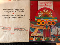 Canada  collection souvenir 1975 avec les timbres MNH et la couv