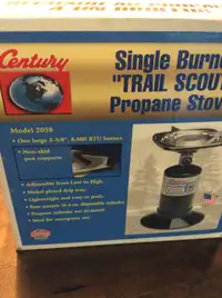 Century Single Burner Trail Scout Stove