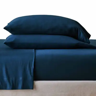 4-Piece Blue Cove Adult Jersey King Sheet Set, View more