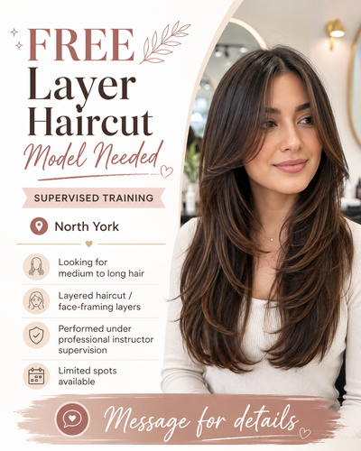 FREE Layer Haircut Model Needed | Supervised | North York, View more