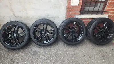 225/45/17 Winter Tires Bolt pattern: 5 × 112 Fits many Makwa & Models. VW, Audi, BMW. Mini Cooper. M...