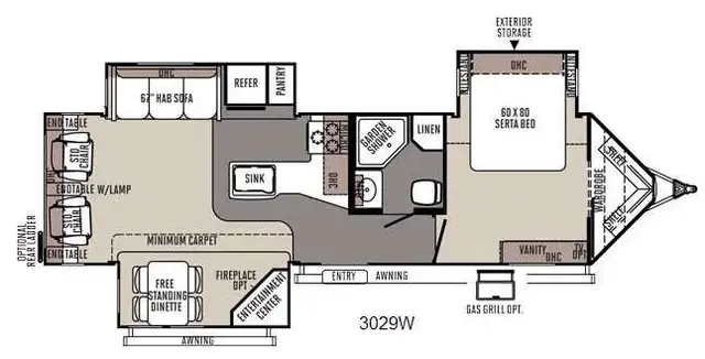 2014 Rockwood Windjammer 3029W in Travel Trailers & Campers in Fort St. John - Image 11