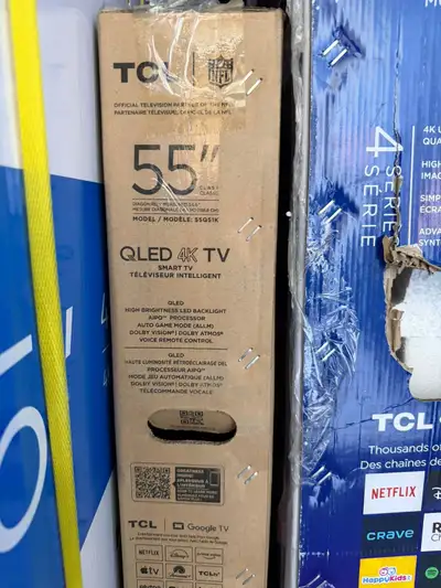 55" TCL QLED Roku Smart TV, View more
