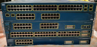 Cisco switches - 12,24 and 48 port