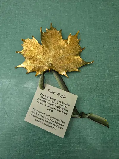 Sugar Maple Leaf Pendant/Ornament, View more