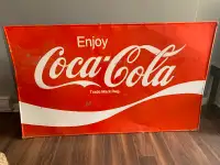 3x5 foot coke sign