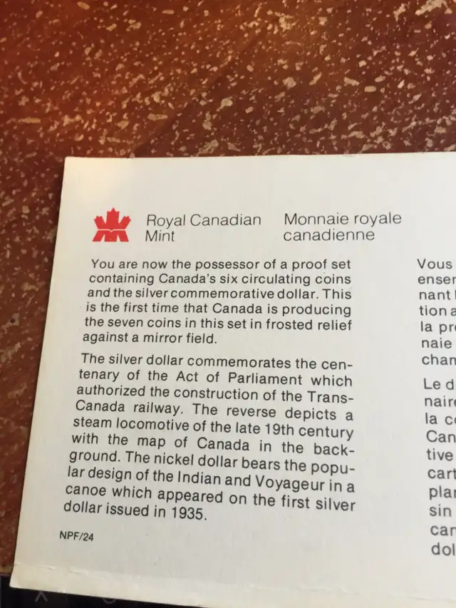 Complete Set of Vintage Royal Canadian Mint Coins62864744924802121