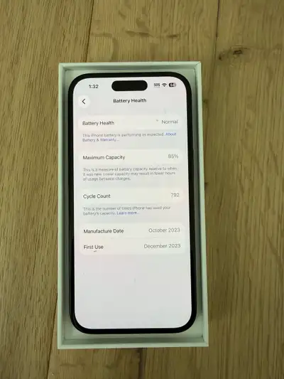 iPhone 15 256GB Black, View more