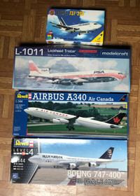 Vintage 1:144 AIRBUS / Boeing Airplane model kits Prices below 