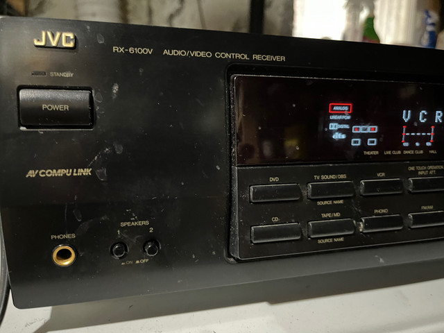 JVC RX 6100vbk audio video control receiver in Stereo Systems & Home Theatre in City of Toronto - Image 2