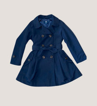 Uniqlo Girls Trench Coat (4T) - size 110 cm