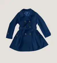Uniqlo Girls Trench Coat (4T) - size 110 cm