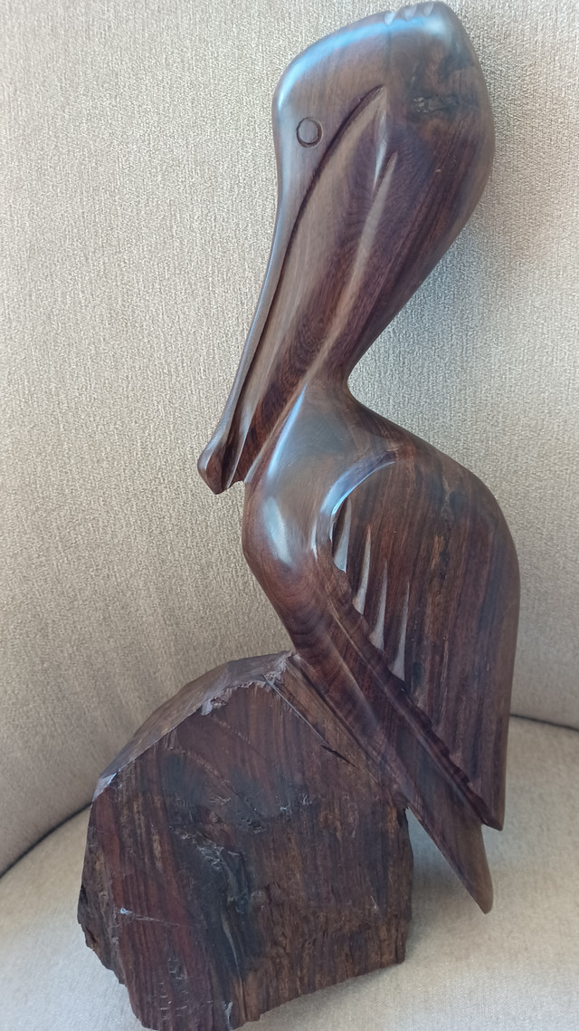 Pelican Ironwood carving in Arts & Collectibles in Kingston