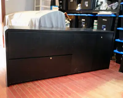 Wood Filing Cabinet Credenza Large 72"(L) x 29"(H) x 20"(D) $150, View more