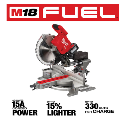 Milwaukee, 2739-21HD M18 FUEL 12 in. Dual Bevel Sliding Compound, View more