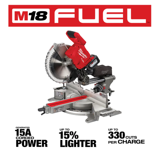 Milwaukee, 2739-21HD M18 FUEL 12 in. Dual Bevel Sliding Compound in Power Tools in Markham / York Region - Image 2