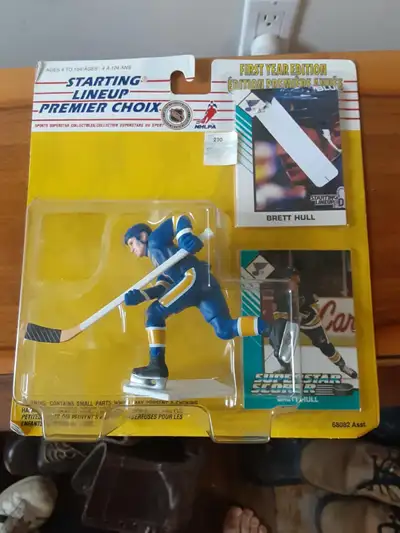 1993  Kenner Starting Lineup Hockey, Brett Hull St Louis Blues, View more