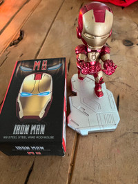 Ironman Computer Mouse and Cellphone holder