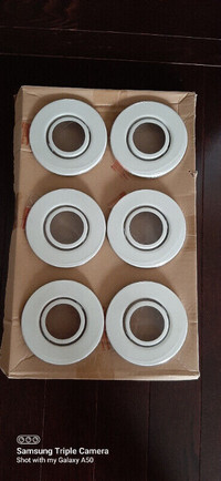 Brand new potlights -  white off adjustable trim,  5 inches