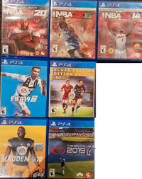 PS4 Sports Games (prices in description)