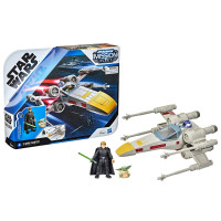 Star Wars Mission Fleet Luke Skywalker and Grogu X-wing Fighter