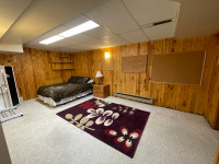 Avail May 1 Furnished Basement apt suitable for 3 people.  