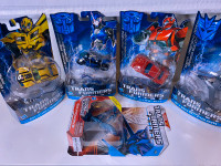 5 Transformers Prime first edition 2011 figures mosc