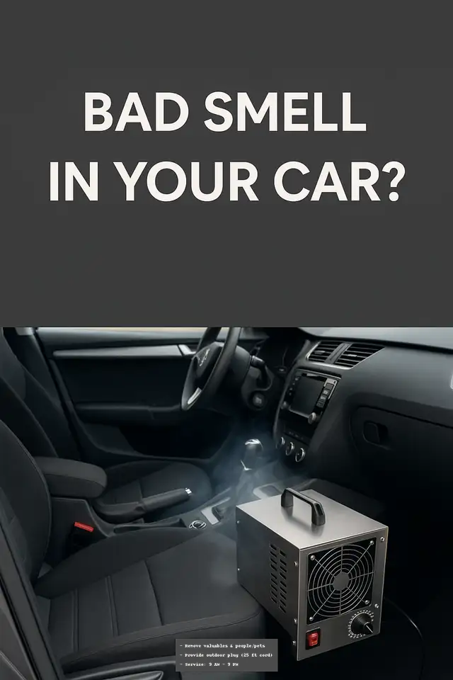 Mobile Ozone Treatment for Cars, SUVs, Trucks.628643544363541219