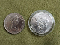 1981 Prince of Wales and Lady Diana HRH 25p Crown Commemorative