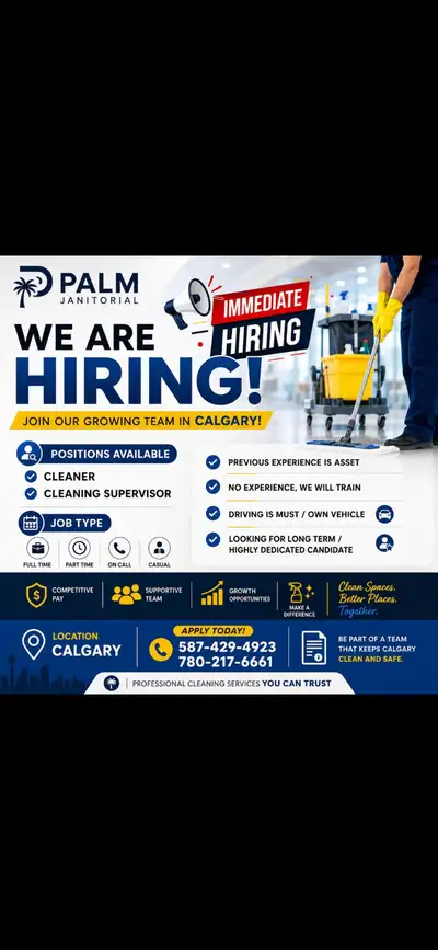 Hiring Cleaners!!!  Local to Strathmore!!!, View more