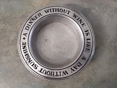 Vintage wine bottle coaster, View more
