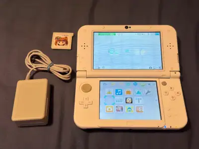 New Nintendo 3DS XL LL (White) | Charger + Game *Good Condition*, View more