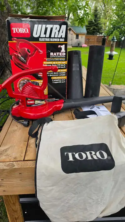 TORO Electric Leaf Blower Vacuum *READ AD*, View more
