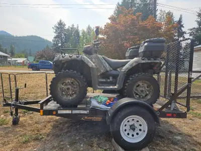 2012 850 sportsman Polaris 4x4 quad. Good condition. All maintenance kept up regularly. Excellent ti...