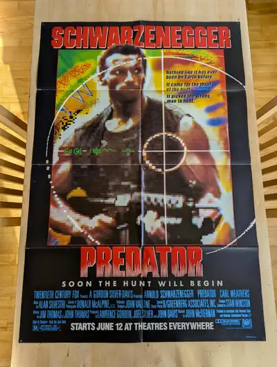 Original "Predator" One Sheet Movie Poster, View more