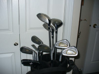 Complete set of mens LEFT handed golf clubs