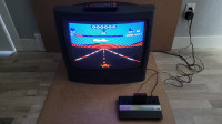 Atari 2600 with Games, Controllers and TV