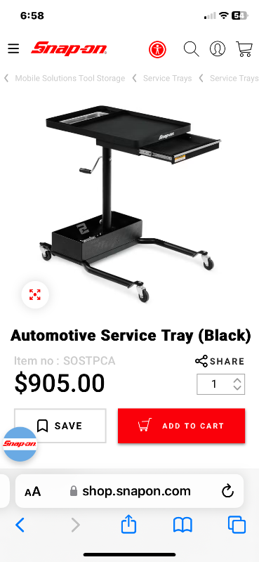 Snap on tool cart in Hand Tools in City of Toronto - Image 6