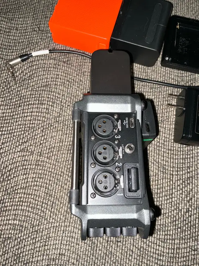 Zoom F6 Digital Audio Recorder with extra batteries.63611958725249121