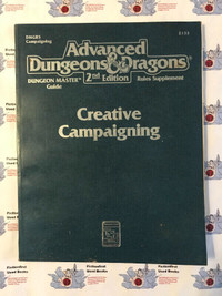 RPG: AD&D 2nd Creative Campaigning