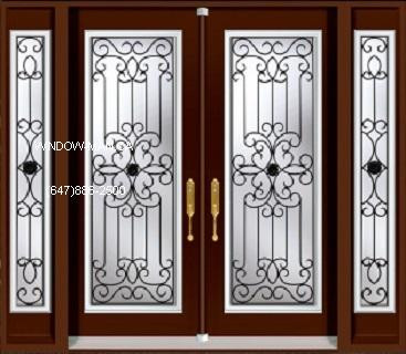 TwoSidelites Entry Door Double Front  Custom in Windows, Doors & Trim in Mississauga / Peel Region - Image 4