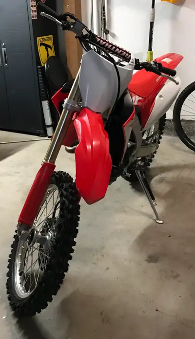 This is an excellent all around dirtbike. It has an oversized gas tank for long rides with power and...