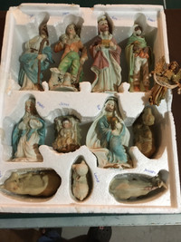 11 Piece Nativity Scene Figurine Set