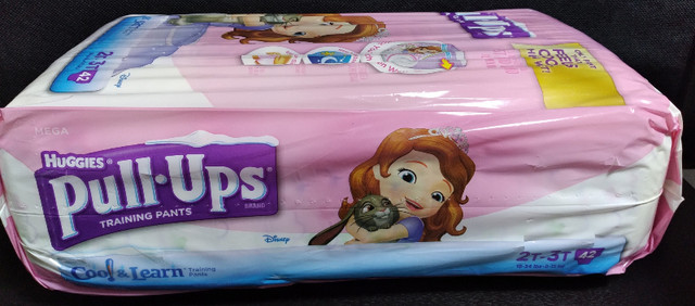 Brand New Sealed Huggies Pull-Ups Girls 2T-3T - pack of 42 in Bathing & Changing in Markham / York Region - Image 2